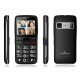 Mobile Cell Phone Sentry Eco Dual Sim Black Κινητό Τηλέφωνο Powertech PTM-18