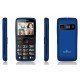 Mobile Cell Phone Sentry Eco Dual Sim Blue Κινητό Τηλέφωνο Powertech PTM-24