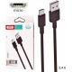 USB A 2.0 Cable Male To Micro USB B Black 1m XO NB156