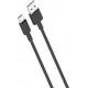 USB A 2.0 Cable Male To Micro USB B Black 1m XO NB156