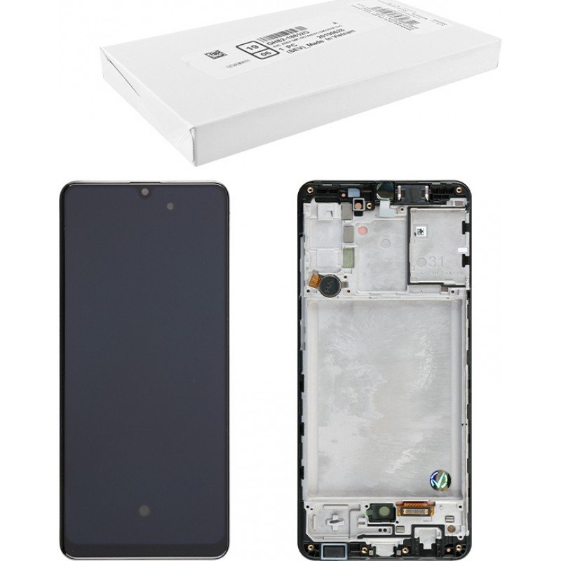 Οθόνη Samsung Galaxy A31 A315 GH82-24455A Original LCD & Touch & Frame FHD Black  Service Pack