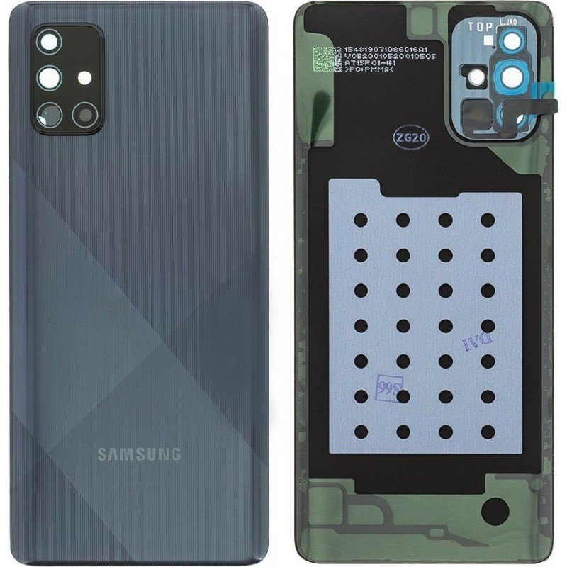 Καπάκι Μπαταρίας Μαύρο Samsung A71 OEM Battery Cover Black