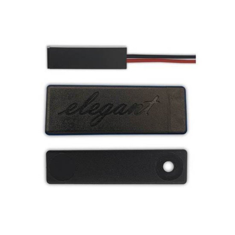 Security Door Magnet Elegant 2019 Black Επαφή Μαγνητική Ενσύρματη Μαύρη