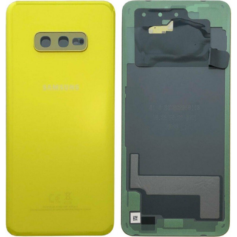 Καπάκι Μπαταρίας Κίτρινο Samsung Galaxy S10e G970 OEM Battery Cover Yellow