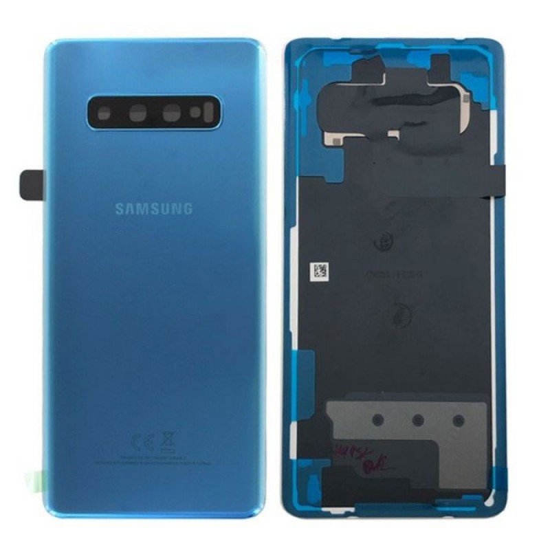 Καπάκι Μπαταρίας Μπλε Samsung S10 Plus G975 OEM Battery Cover Prism Blue