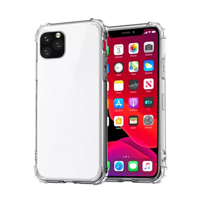 Θήκη Διαφανής Σιλικόνης Κινητού Transparent Full Silicone Flexible Case iPhone 12 Pro