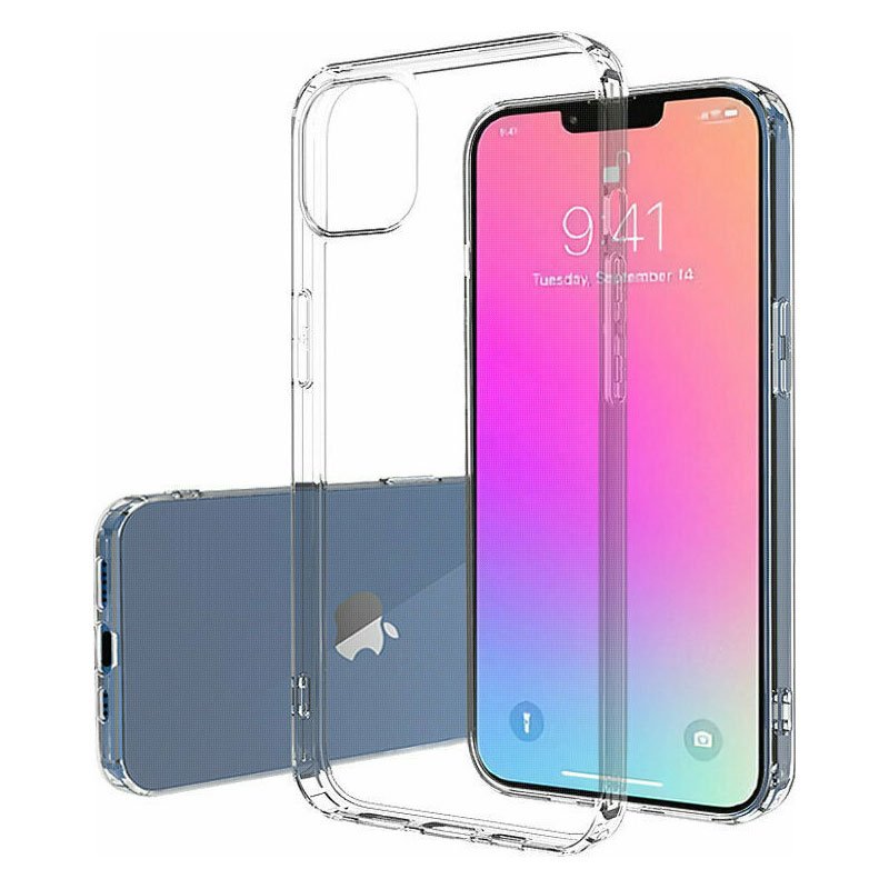 Transparent Silicone Flexible Case iPhone 13 Mini Διαφανής Θήκη Κινητού Σιλικόνης i13 Mini