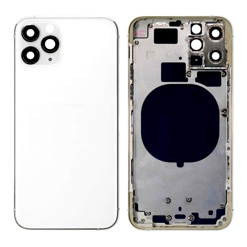 Καπάκι Μπαταρίας - Πλαίσιο Ασημί iPhone 11 Pro Housing - Frame Silver