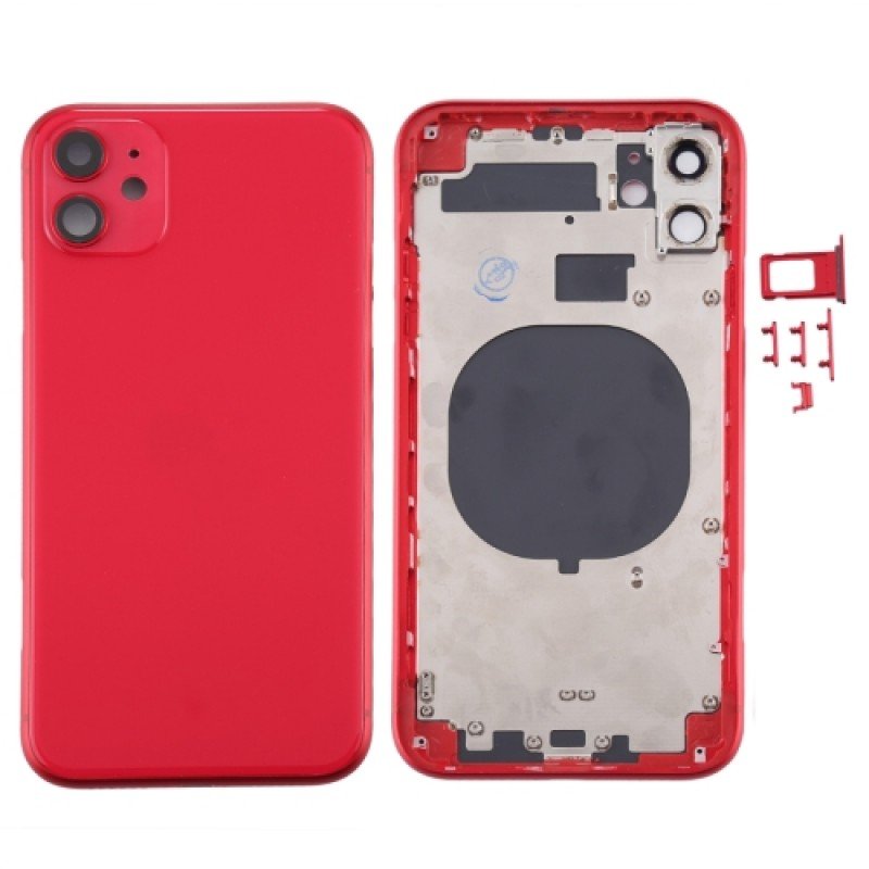 Καπάκι Μπαταρίας - Πλαίσιο Κόκκινο iPhone 12 Housing - Frame Red