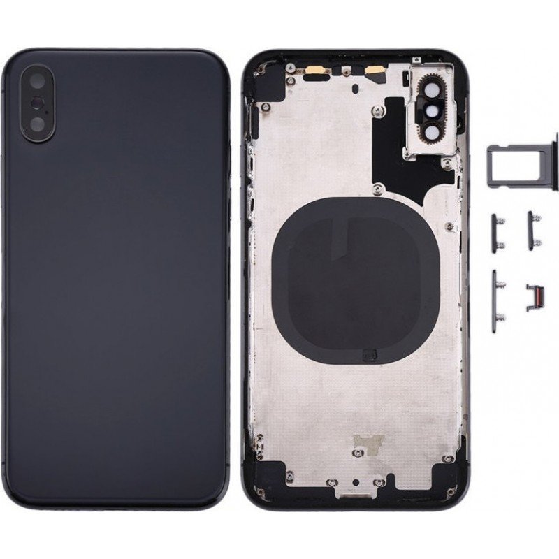 Καπάκι Μπαταρίας - Πλαίσιο Μαύρο iPhone X Housing - Frame Black