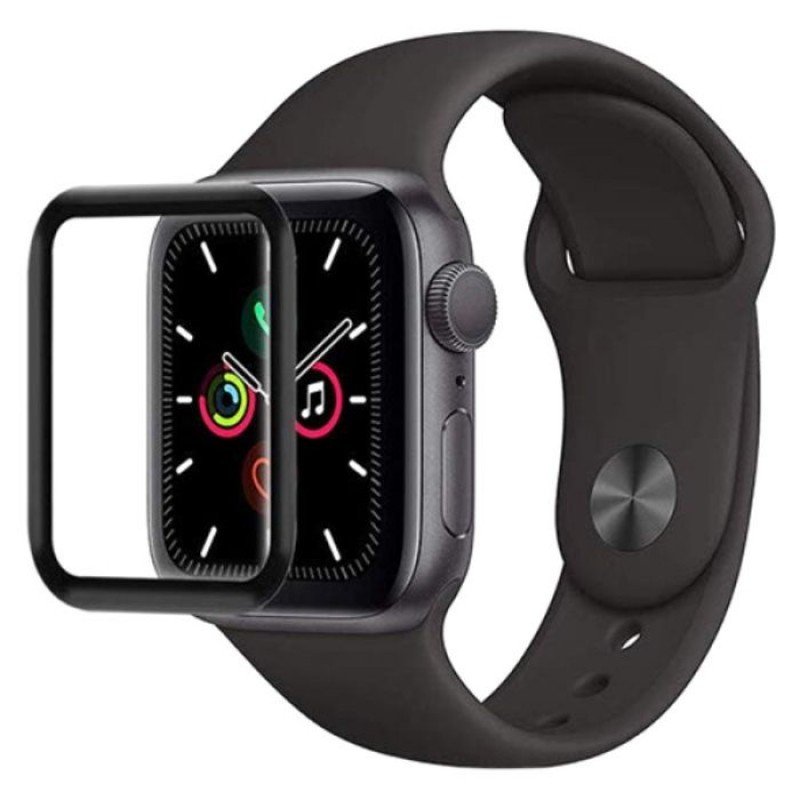 Premium Full Frame Glass Protection 9H HD 360 iWatch 40mm Serries 6 Προστατευτικό Πλαίσιο Οθόνης