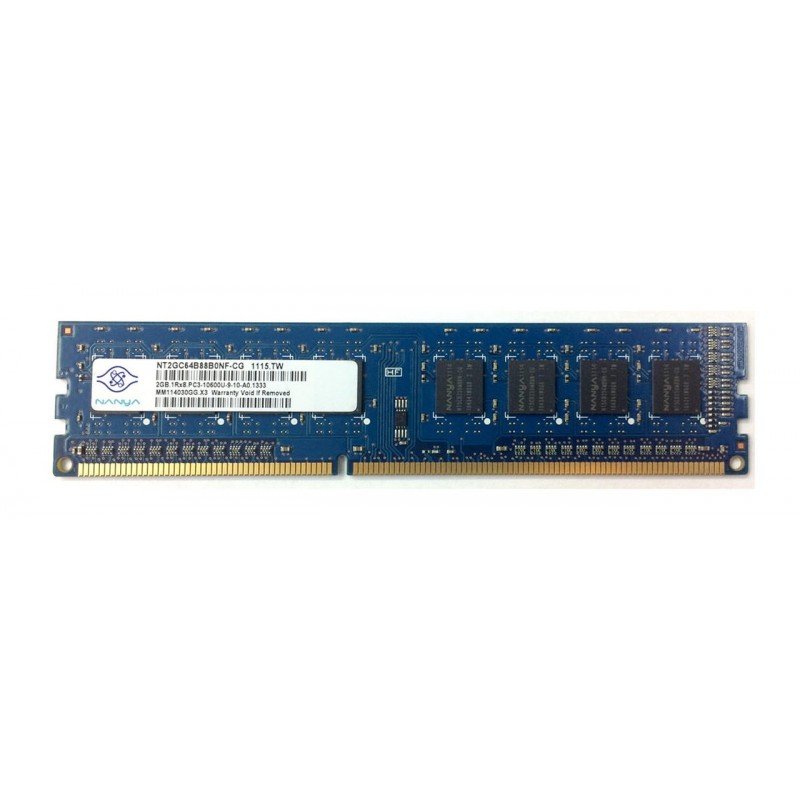 2GB DDR3 Nanya 1333MHz PC3-10600 Desktop Memory Ram Μνήμη Υπολογιστή Refurbished