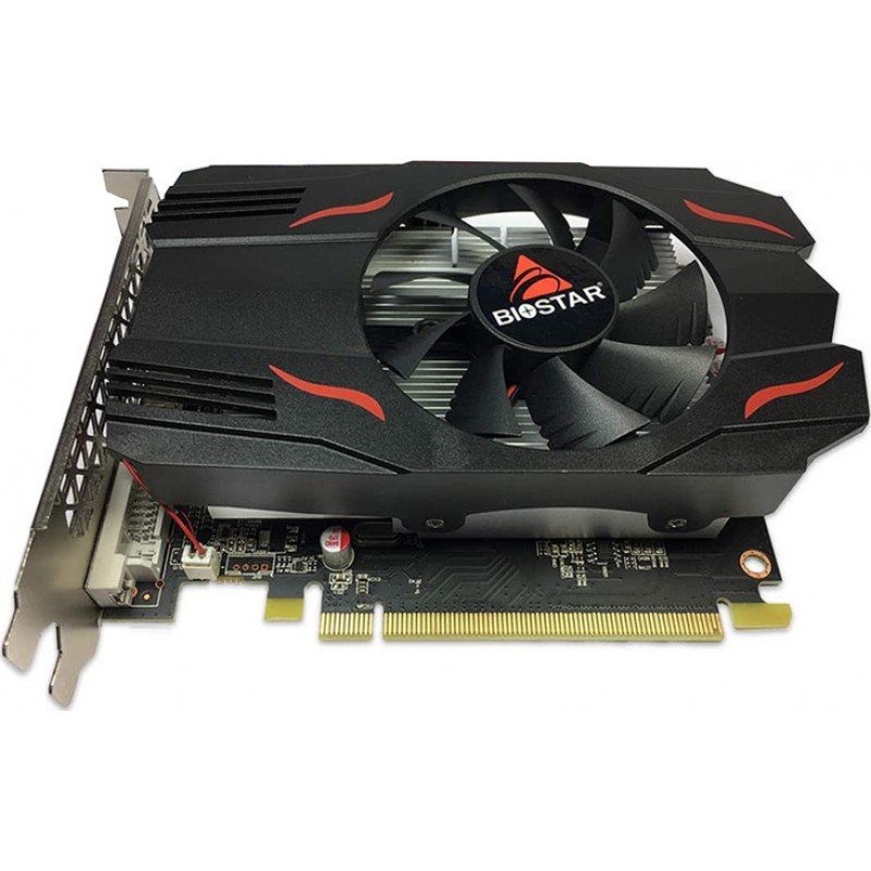 Biostar Vga Radeon RX550 4GB GDDR5 Gaming HDMI-DP-DVI-D Κάρτα Γραφικών