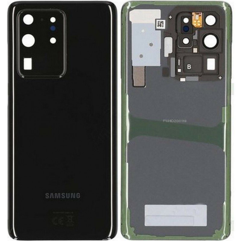 Καπάκι Μπαταρίας Μαύρο Samsung Galaxy S20 Ultra G988 OEM Battery Cover Black