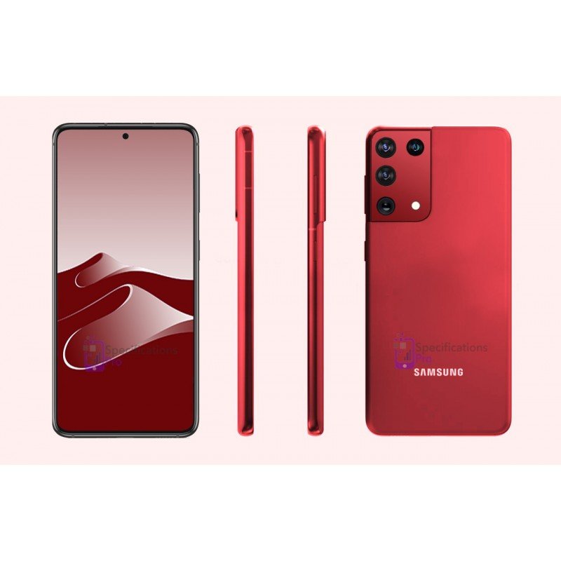 Καπάκι Μπαταρίας Κόκκινο Samsung Galaxy S21 Ultra G998 OEM Battery Cover Red