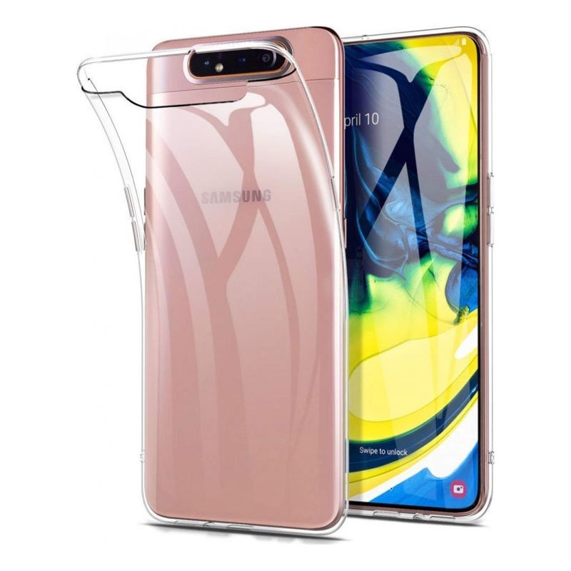 Transparent TPU Silicone Case Samsung Galaxy A80 (A805F) Θήκη Σιλικόνης