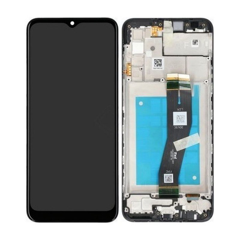 Οθόνη Samsung Galaxy A02s LCD & Touch & Frame Black A025 NF Big Glass