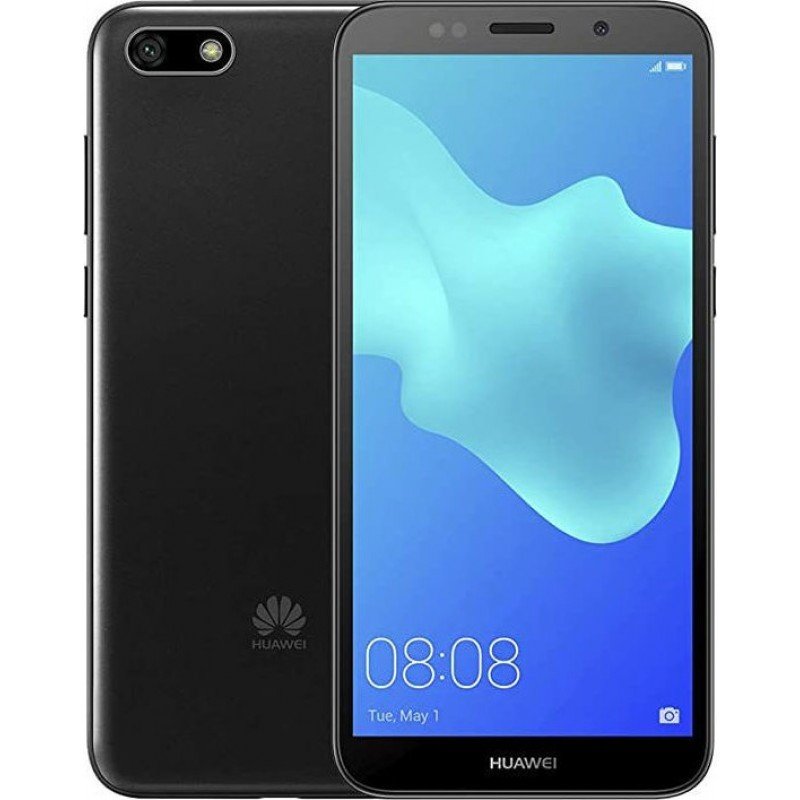 Huawei Y5 2018 Smart Phone IPS 5.45 4G Quad Core 1.4Ghz 2GB RAM 16GB ROM Camera 8Mp Black Refurbished