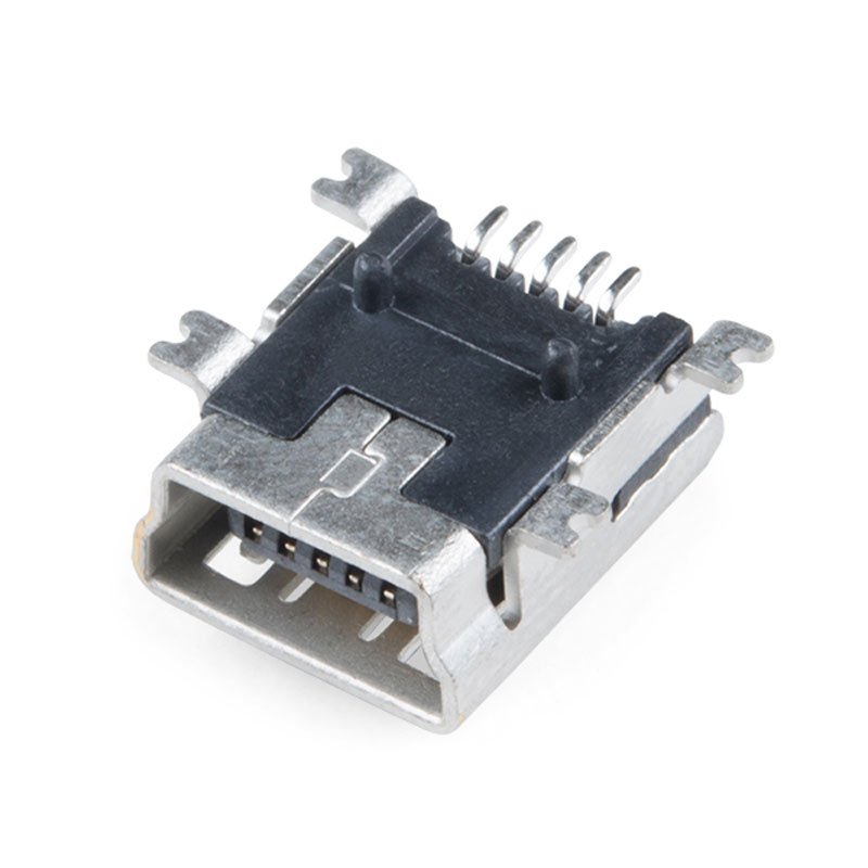 Mini USB Type B Connector Female SMD Socket 5 Pin