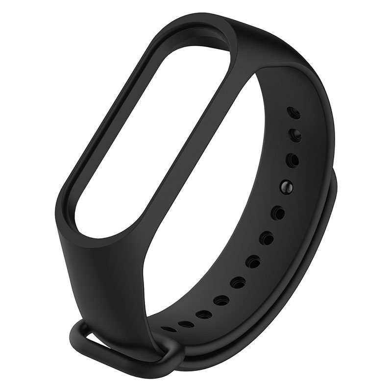 Λουράκι Σιλικόνης Μαύρο Xiaomi Mi Band 6 Silicon Strap Black