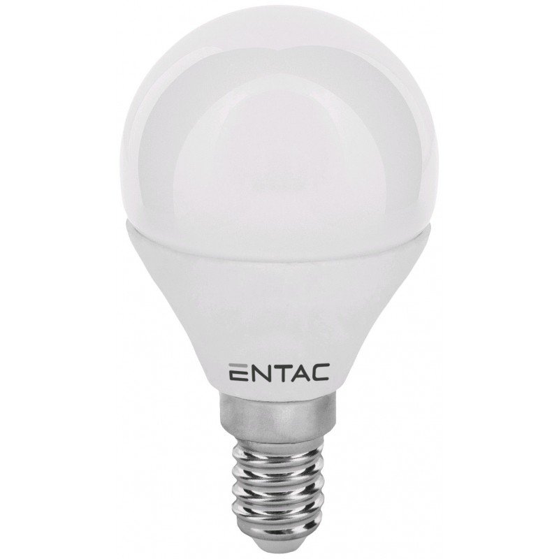 LED Lamp Bulb E14 6.5W Cool Warm White 3000K Entac Λάμπα Οικονομίας