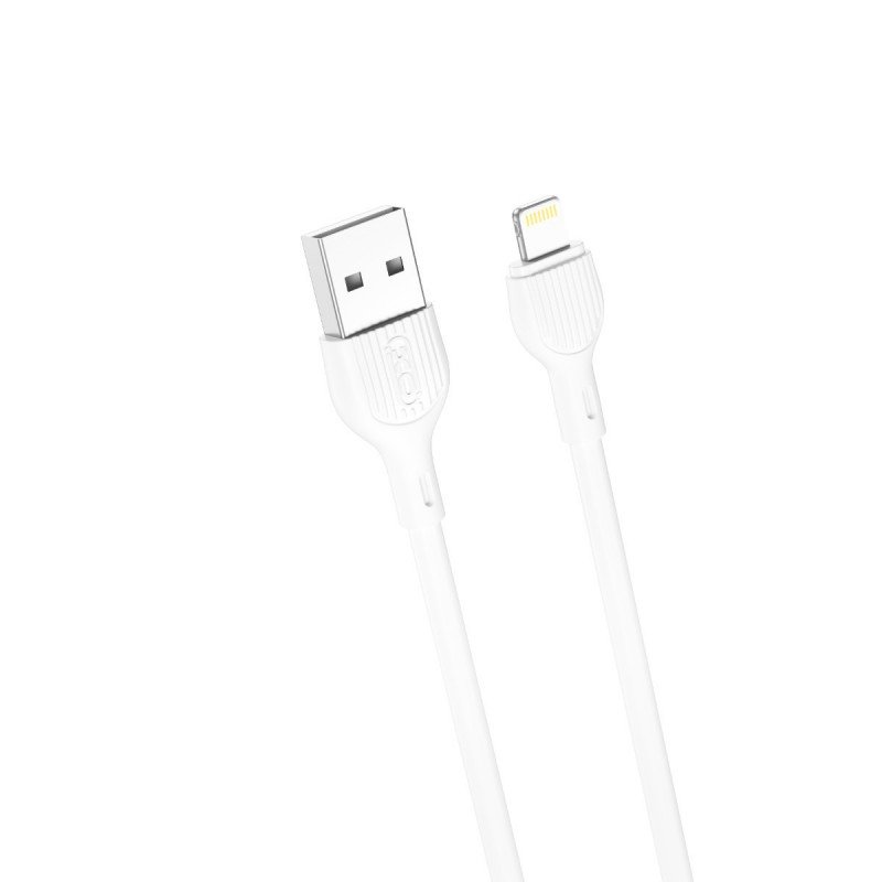 USB A 2.0 Cable Male To Lightning White 1m XO NB200