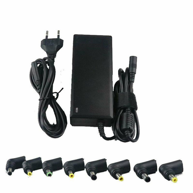 Power Charger Universal AC-DC Notebook 90W & 10 Tips Black Τροφοδοτικό Φορητού