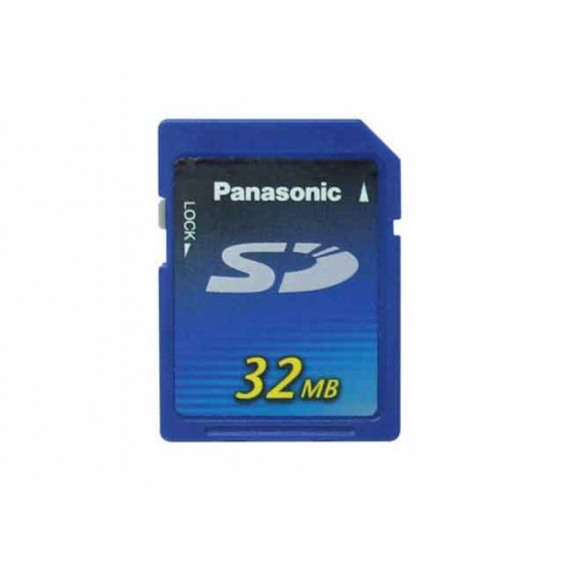 32MB SD Card Class 2 Panasonic Κάρτα Μνήμης Used