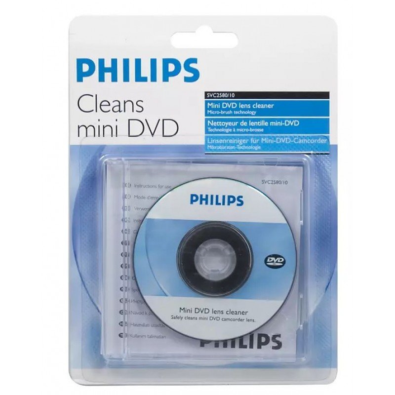 Philips SVC2580/I0 Mini CD-DVD Laser Lens Cleaner Καθαριστικό Φακού