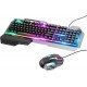 Gaming Set Hoco GM12 English Keyboard & Mouse Led RGB Αγγλικό Πληκτρολόγιο & Ποντίκι Μαύρο