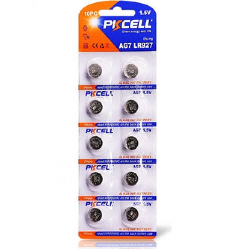 Battery LR927 AG7 SR927 395/195 1.5V Pkcell Αλκαλική Μπαταρία (10 pieces)