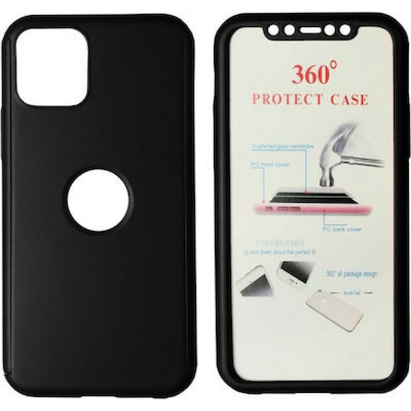 Θήκη Κινητού Μαύρη 360 Back Case Black & Tempered iPhone 11 Pro Mob-1417