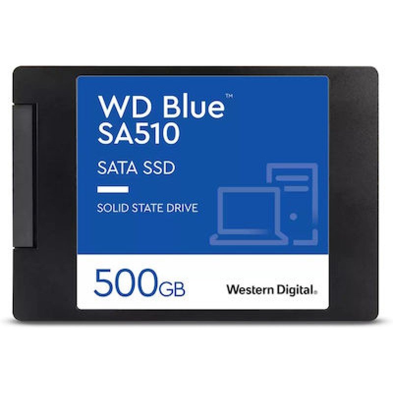 500GB SSD Εσωτερικός Σκληρός Δίσκος SA510 Sata 3 Western Digital Blue WDS500G3B0A