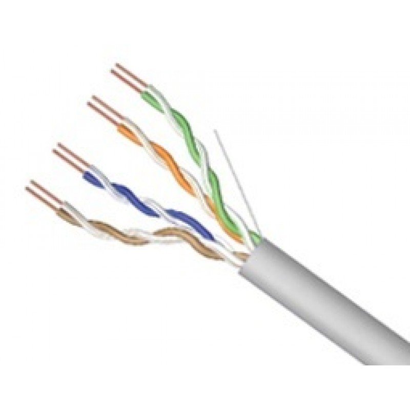 UTP Ethernet Cable 100m Gray Cat 5 Καλώδιο Δικτύου Γκρι VZN