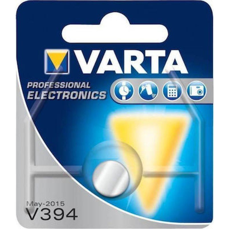 Μπαταρία Ρολογιού Battery Silver 1.55V Varta 394 SR936SW For Watches