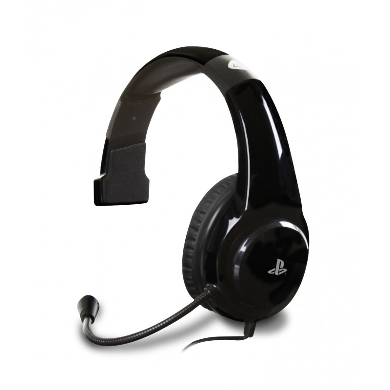 Ακουστικά & Μικρόφωνο 4Gamers PR04-CHAT Officially Licenced Mono Gaming Headset Fullsize Multimedia Black (PS4) Refurbished