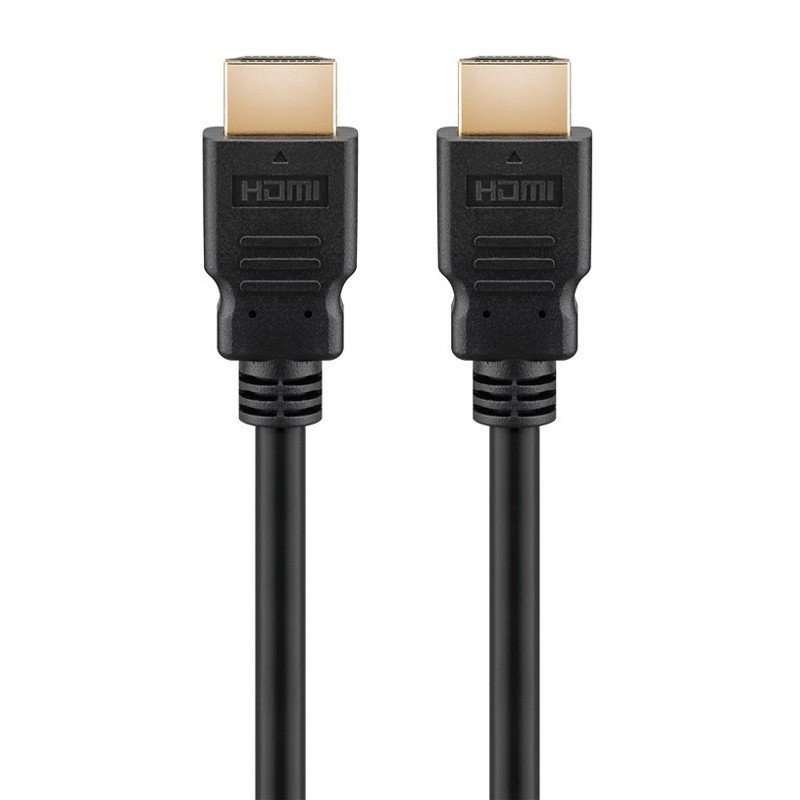 HDMI 2.1V Male To HDMI Male Cable Gold 3m 3D ARC 8K 60Hz 48Gbps Goobay 61641 Καλώδιο