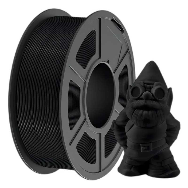 AntiString PLA Filament 1Kg 1.75mm Black Sunlu