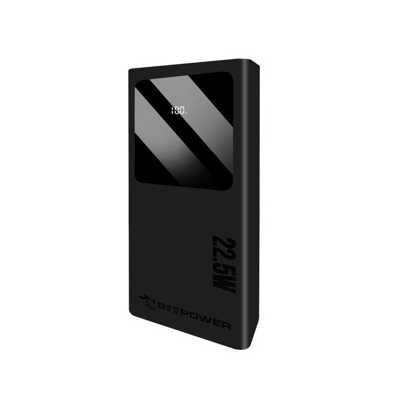 Power Bank Black Beepower BP-30PD 30000mAh 22.5W QC 3.0 Μαύρο