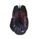 Ποντίκι Οπτικό Ενσύρματο Mouse Optical Wired Gaming RGB LED 7 Buttons 4800Dpi Usb Black Meetion MT-GM22