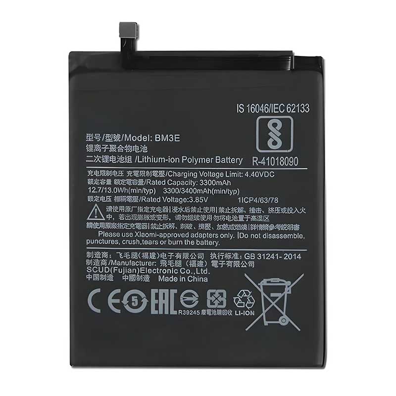 Μπαταρία Xiaomi Mi 8 Li-ion 3.85V 3400mAh OEM Battery BM3E