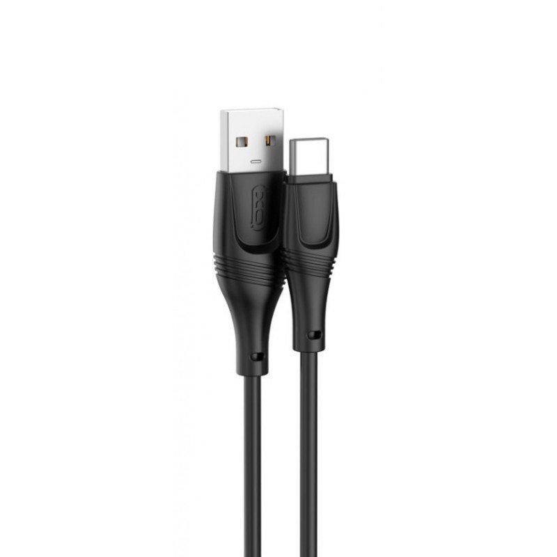 USB A 2.0 Cable Male To Type C Male Black 3m Fast Charging 2.1A Καλώδιο Φόρτισης Μαύρο XO-NB238