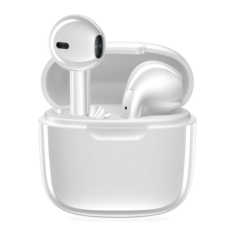 Wireless Stereo Earphones TWS Bluetooth V5.3 EDR White Ακουστικά Ασύρματα ATC-25