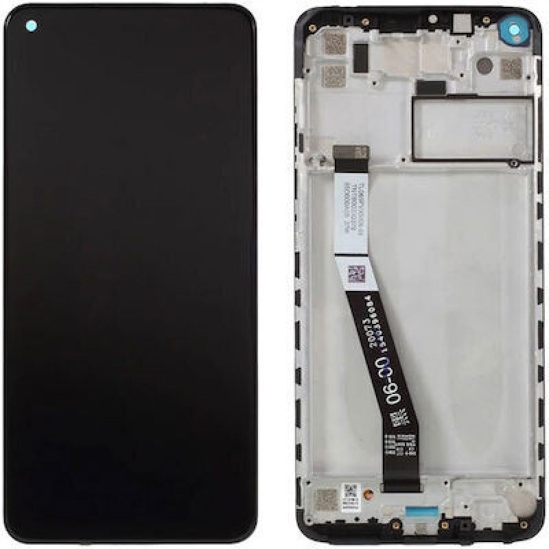 Οθόνη Xiaomi Redmi Note 9/Redmi 10x Original LCD & Touchscreen & Frame Black