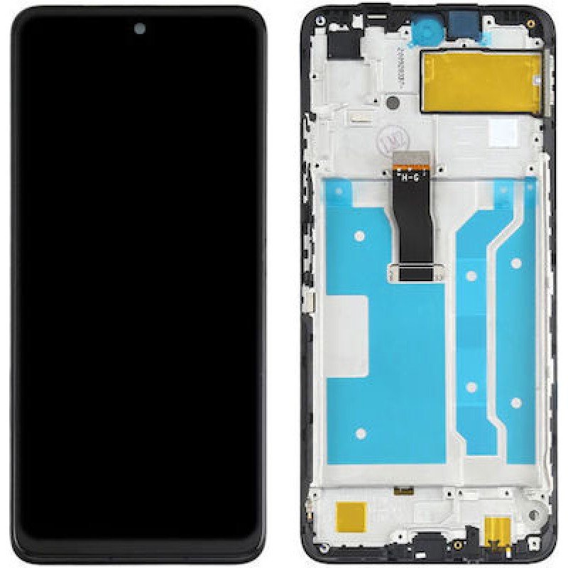 Οθόνη Huawei P Smart 2021/Y7A/Honor 10x Lite LCD & Touchscreen & Frame Black