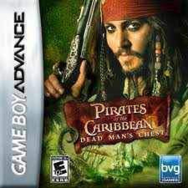 PIRATES CARIBBEAN DEAD MANS CHEST -USED- (GBA)