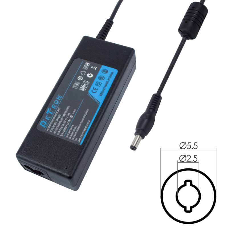 DETECH NOTEBOOK CHARGER AC-DC POWER ADAPTER ASUS 19V 2.1A 40W ΤΡΟΦΟΔΟΤΙΚΟ ΦΟΡΗΤΟΥ 248