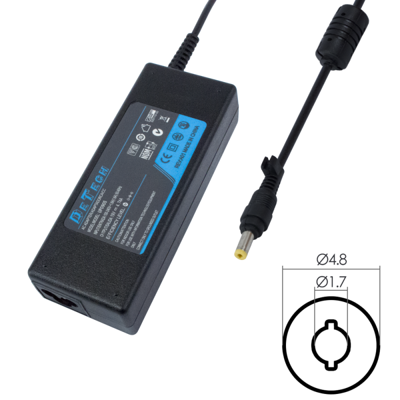 DETECH NOTEBOOK CHARGER AC-DC POWER ADAPTER HP 18.5V 2.7A 50W ΤΡΟΦΟΔΟΤΙΚΟ ΦΟΡΗΤΟΥ 293