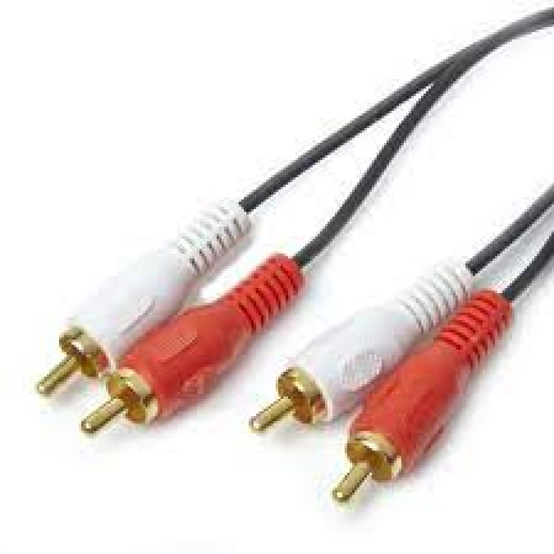 RCA 2 X Male To 2 X Male Audio Sound Cable Gold 10m Καλώδιο Ήχου