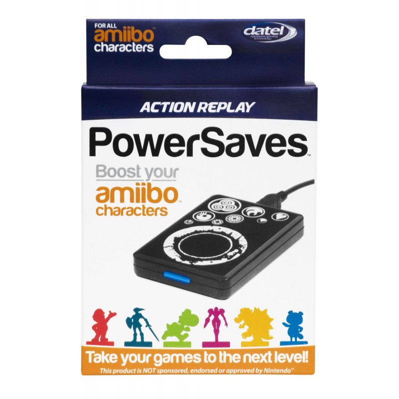 ACTION REPLAY AMIIBO CHARACTERS POWERSAVES DATEL WII BS002649 (Wii-U)